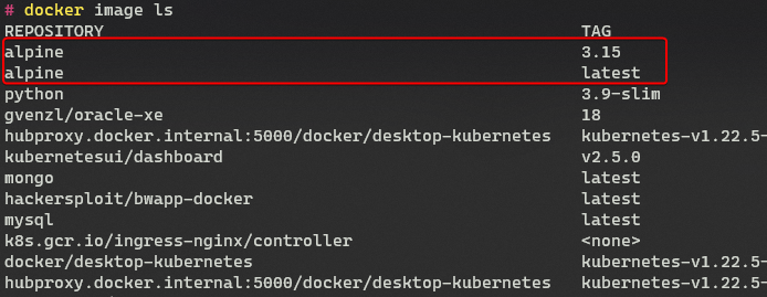 Docker Image List 2