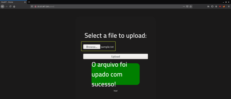 File Upload with TXT File