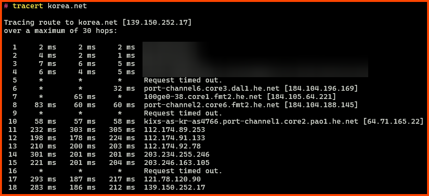Traceroute ICMP